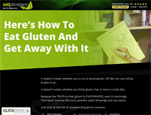 Tablet Screenshot of glutenguardian.com